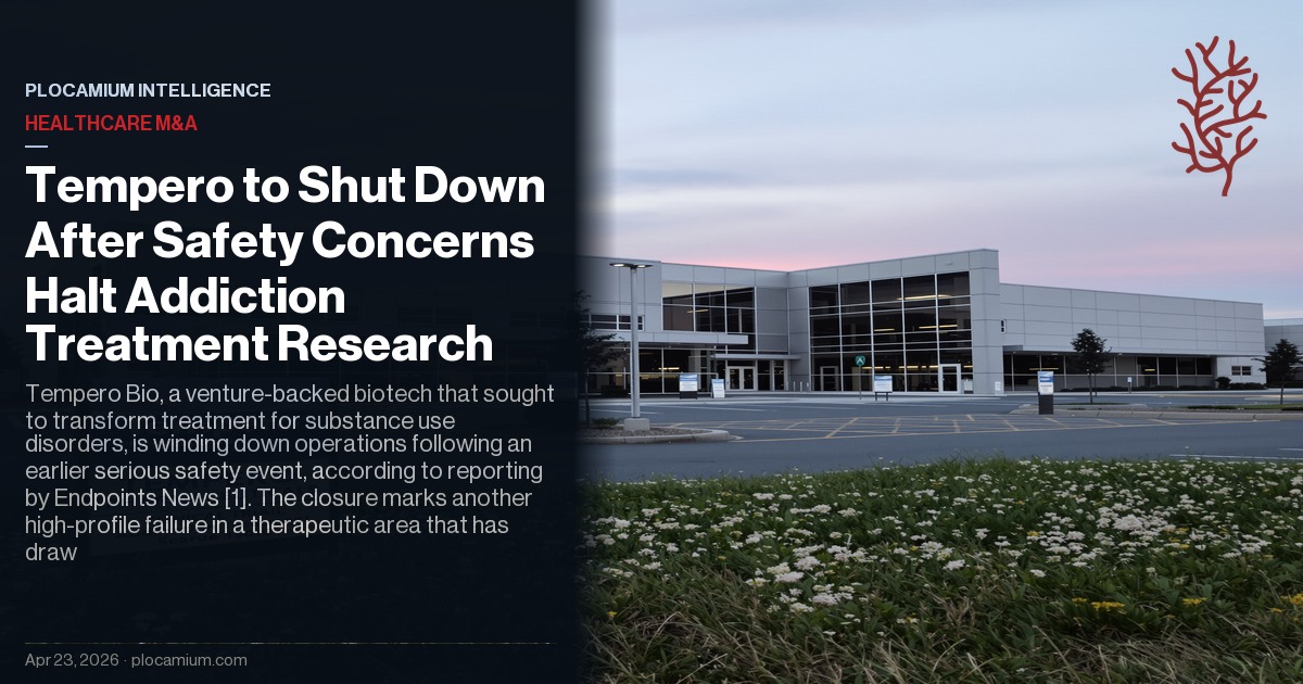 Tempero to Shut Down After Safety Concerns Halt Addiction Treatment Research