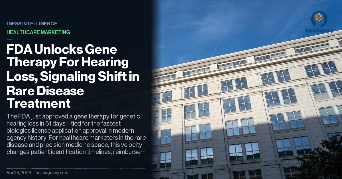 FDA Unlocks Gene Therapy For Hearing Loss, Signaling Shift in Rare Disease Treatment