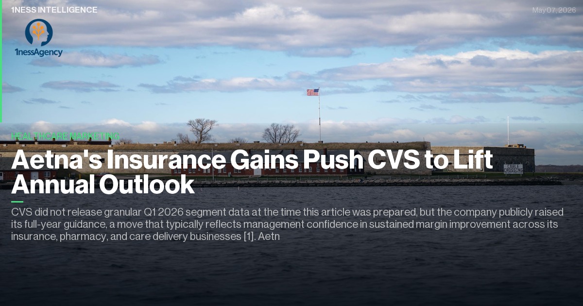 Cover image for Aetna's Insurance Gains Push CVS to Lift Annual Outlook