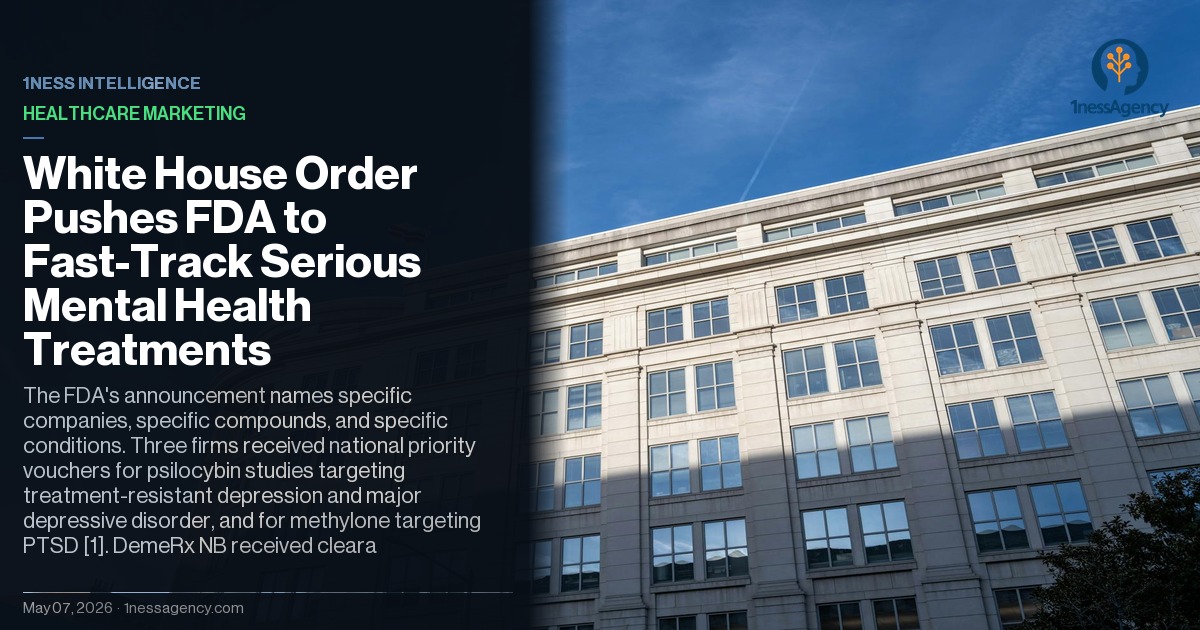 Cover image for White House Order Pushes FDA to Fast-Track Serious Mental Health Treatments