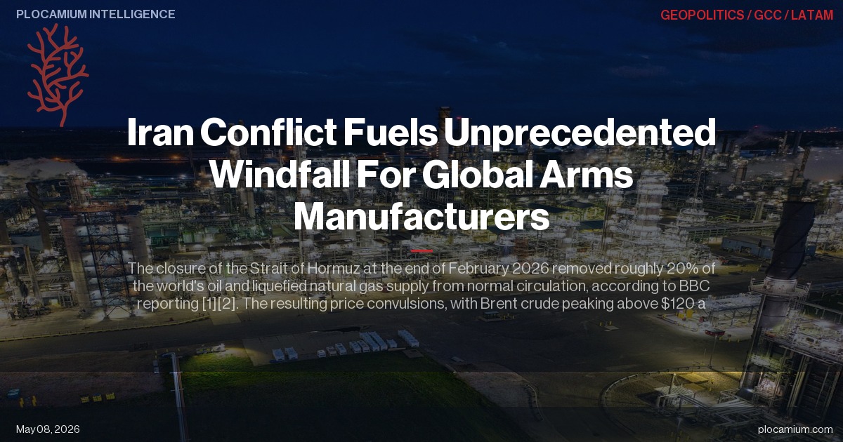 Iran Conflict Fuels Unprecedented Windfall For Global Arms Manufacturers