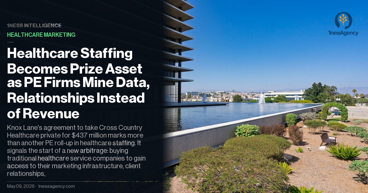 Healthcare Staffing Becomes Prize Asset as PE Firms Mine Data, Relationships Instead of Revenue