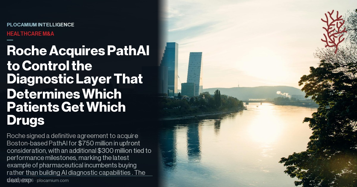 Roche Acquires PathAI to Control the Diagnostic Layer That Determines Which Patients Get Which Drugs