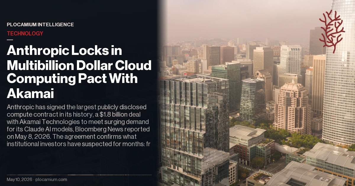 Anthropic Locks in Multibillion Dollar Cloud Computing Pact With Akamai
