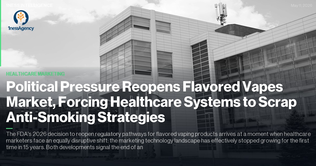 Cover image for Political Pressure Reopens Flavored Vapes Market, Forcing Healthcare Systems to Scrap Anti-Smoking Strategies