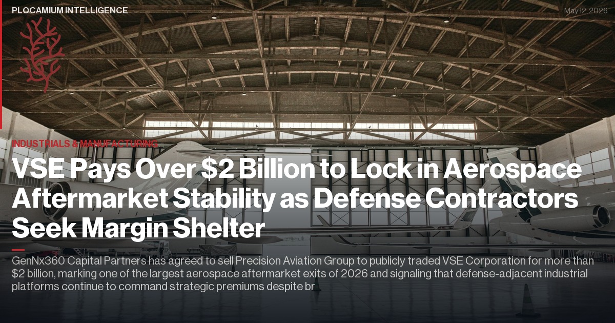 VSE Pays Over $2 Billion to Lock in Aerospace Aftermarket Stability as Defense Contractors Seek Margin Shelter
