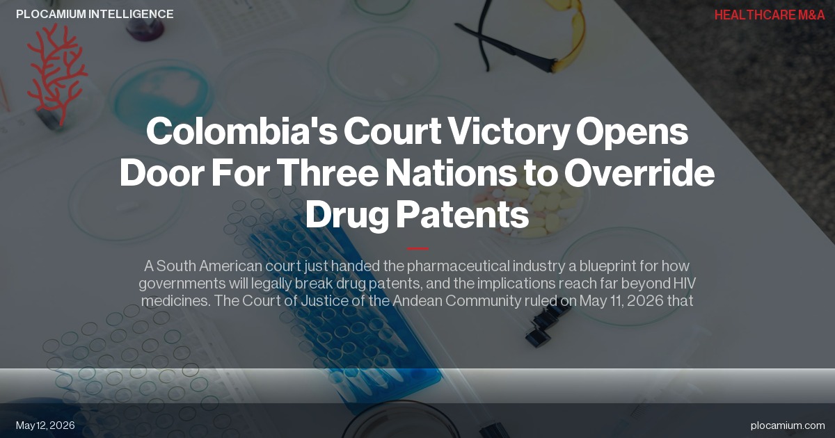Colombia's Court Victory Opens Door For Three Nations to Override Drug Patents
