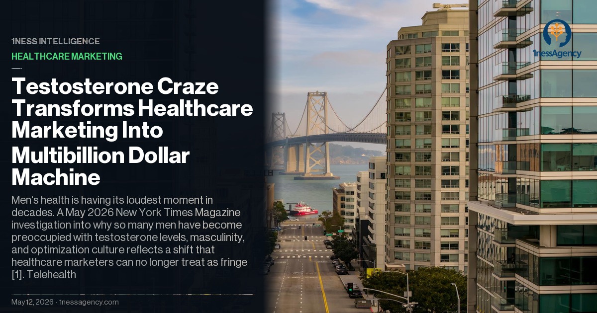 Cover image for Testosterone Craze Transforms Healthcare Marketing Into Multibillion Dollar Machine