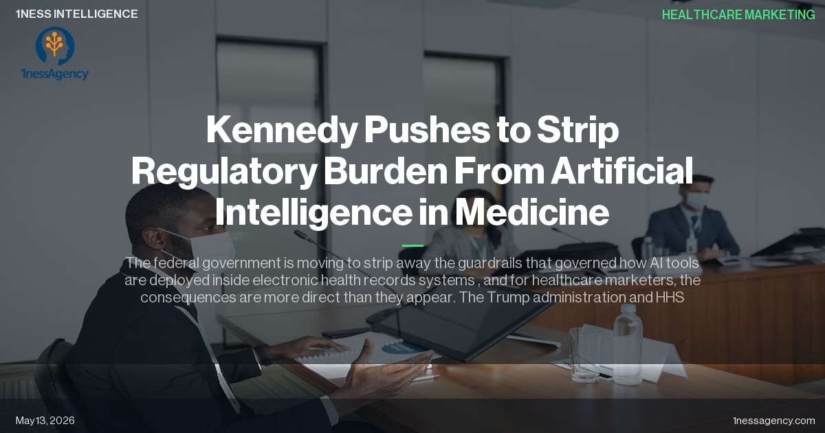 Cover image for Kennedy Pushes to Strip Regulatory Burden From Artificial Intelligence in Medicine