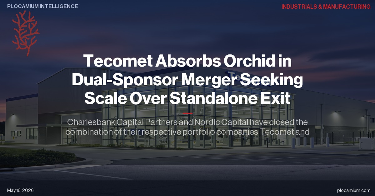 Tecomet Absorbs Orchid in Dual-Sponsor Merger Seeking Scale Over Standalone Exit