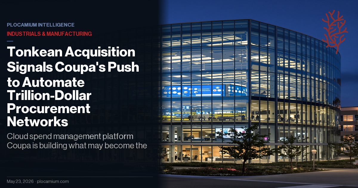 Tonkean Acquisition Signals Coupa's Push to Automate Trillion-Dollar Procurement Networks