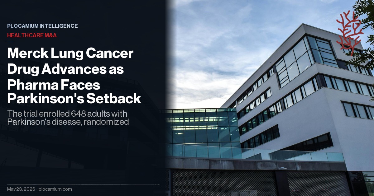 Merck Lung Cancer Drug Advances as Pharma Faces Parkinson's Setback