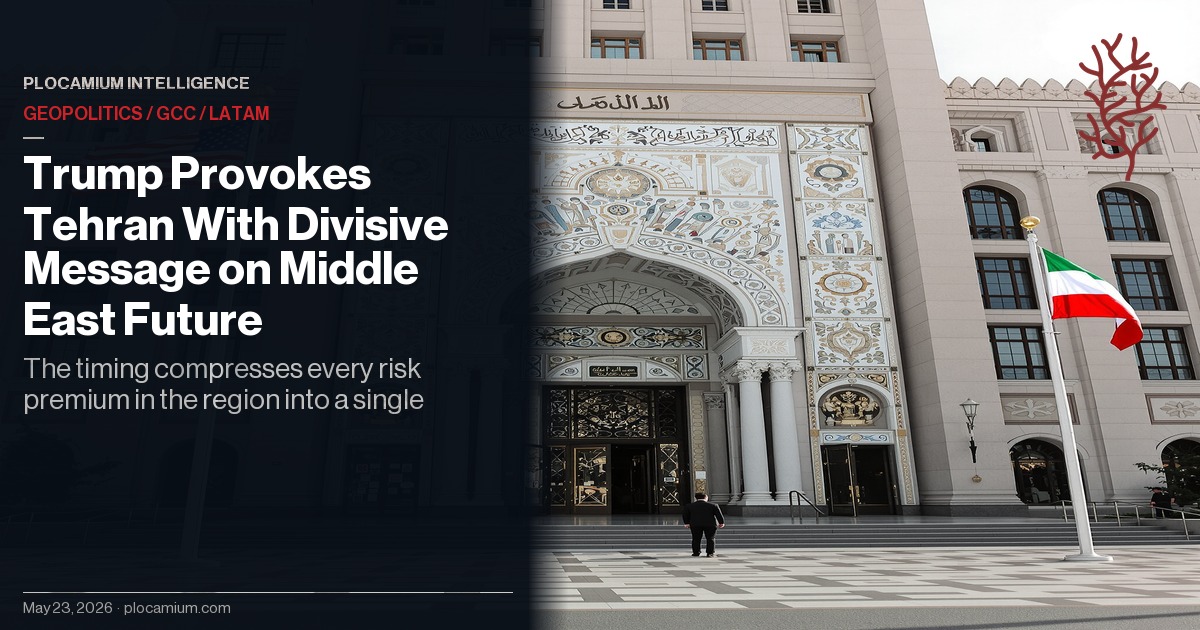 Trump Provokes Tehran With Divisive Message on Middle East Future