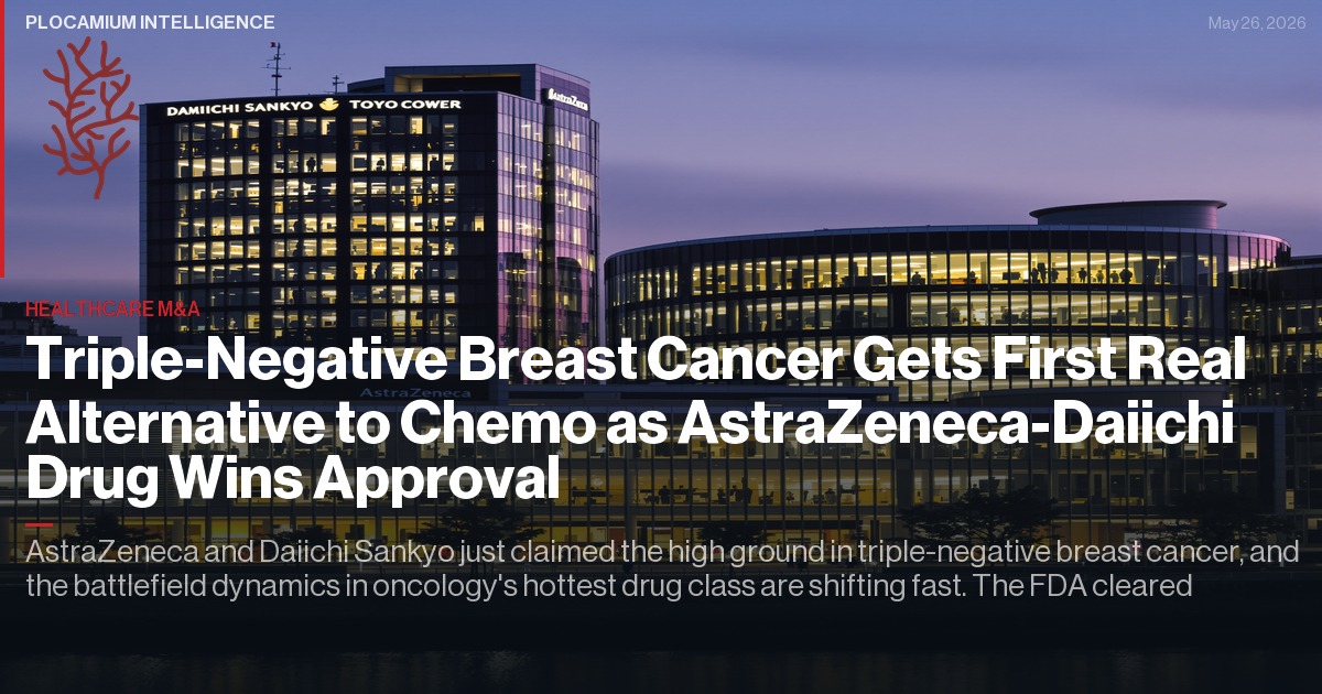 Triple-Negative Breast Cancer Gets First Real Alternative to Chemo as AstraZeneca-Daiichi Drug Wins Approval