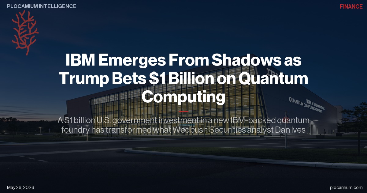 IBM Emerges From Shadows as Trump Bets $1 Billion on Quantum Computing