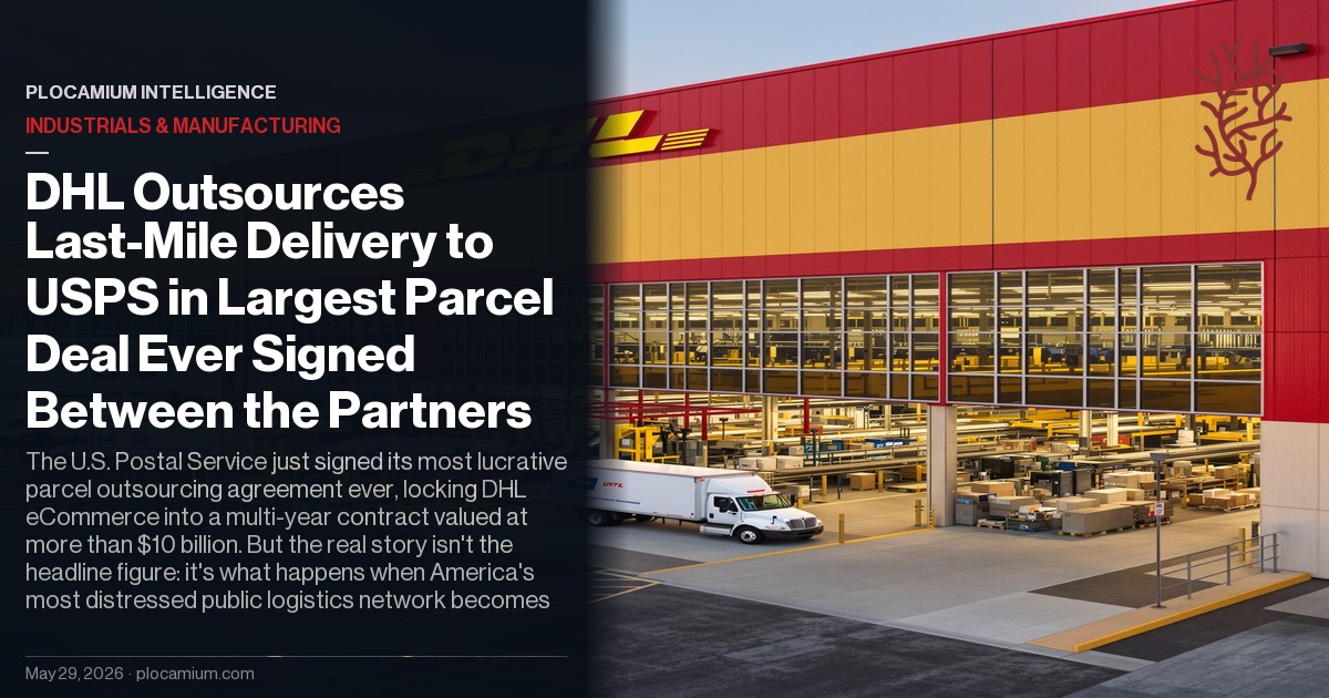 Postal Service Pivots From Cost-Cutting to Monetizing Universal Reach With DHL Deal