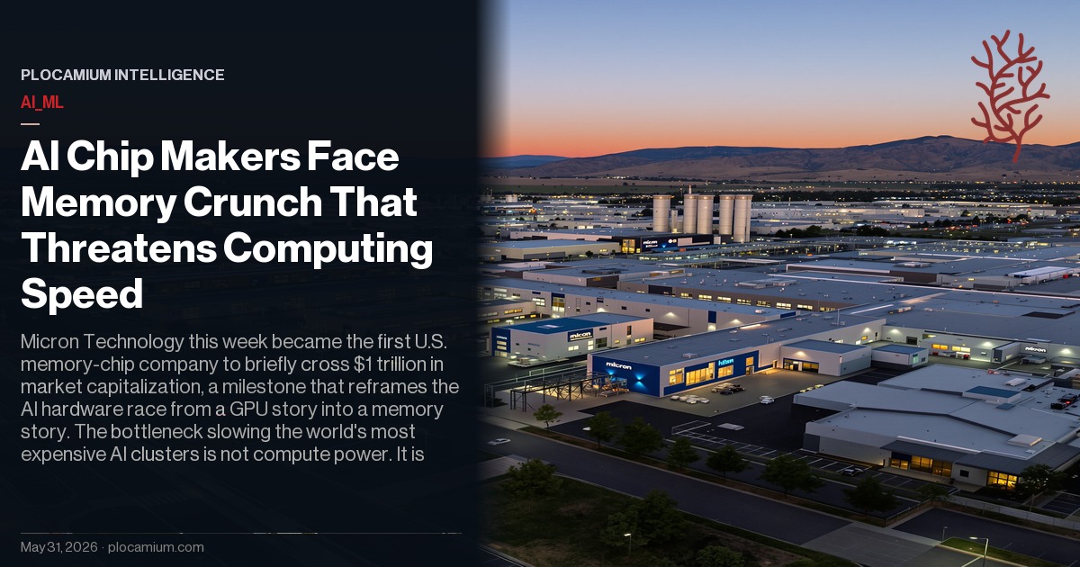 AI Chip Makers Face Memory Crunch That Threatens Computing Speed