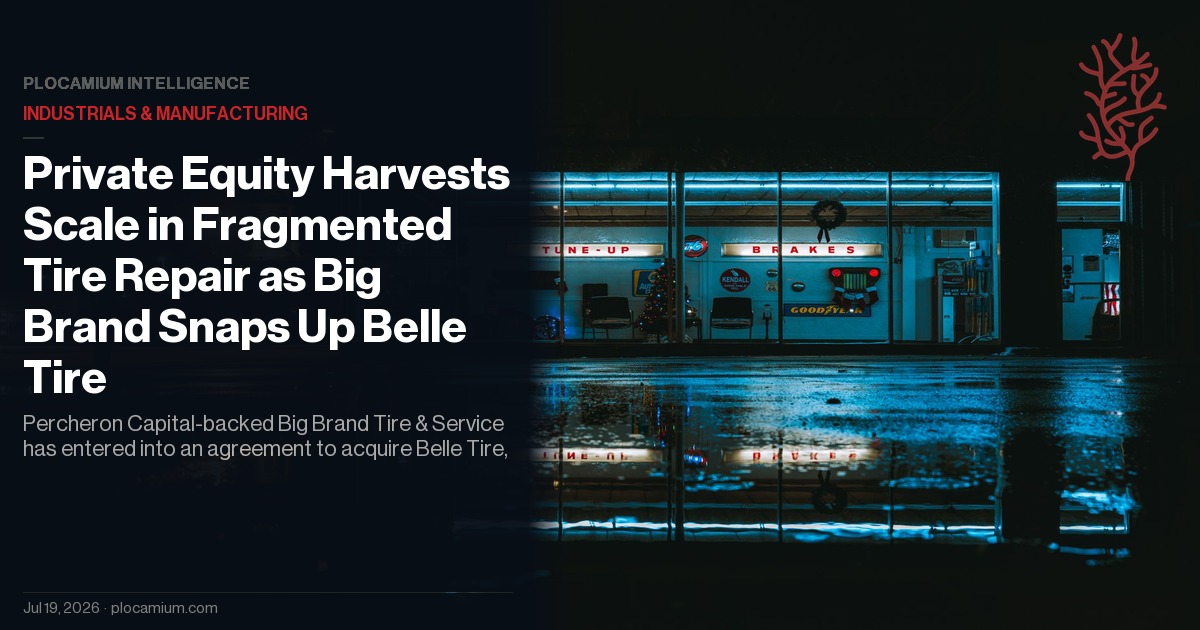 Private Equity Harvests Scale in Fragmented Tire Repair as Big Brand Snaps Up Belle Tire