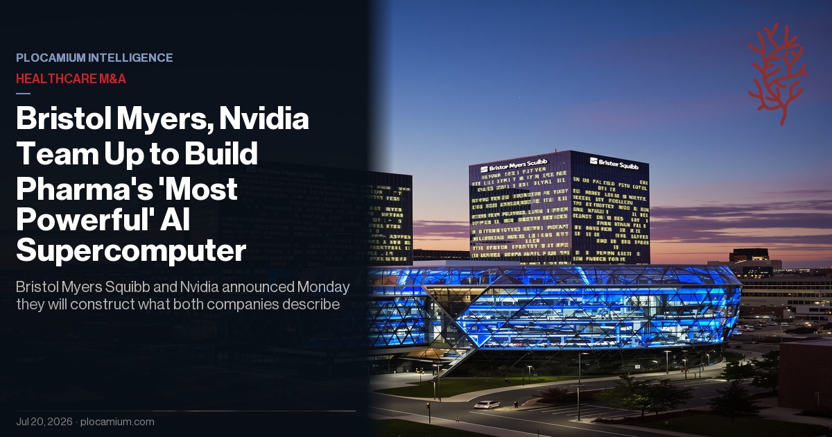 Bristol Myers, Nvidia Team Up to Build Pharma's 'Most Powerful' AI Supercomputer