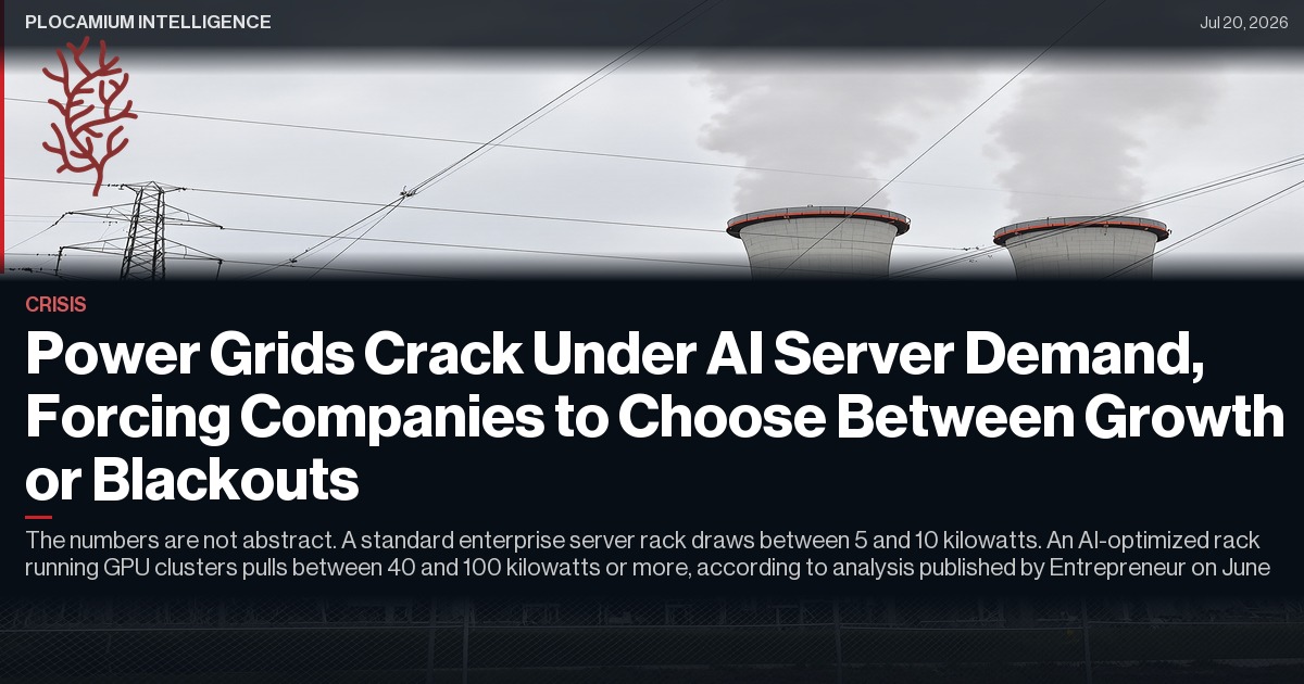 Power Grids Crack Under AI Server Demand, Forcing Companies to Choose Between Growth or Blackouts