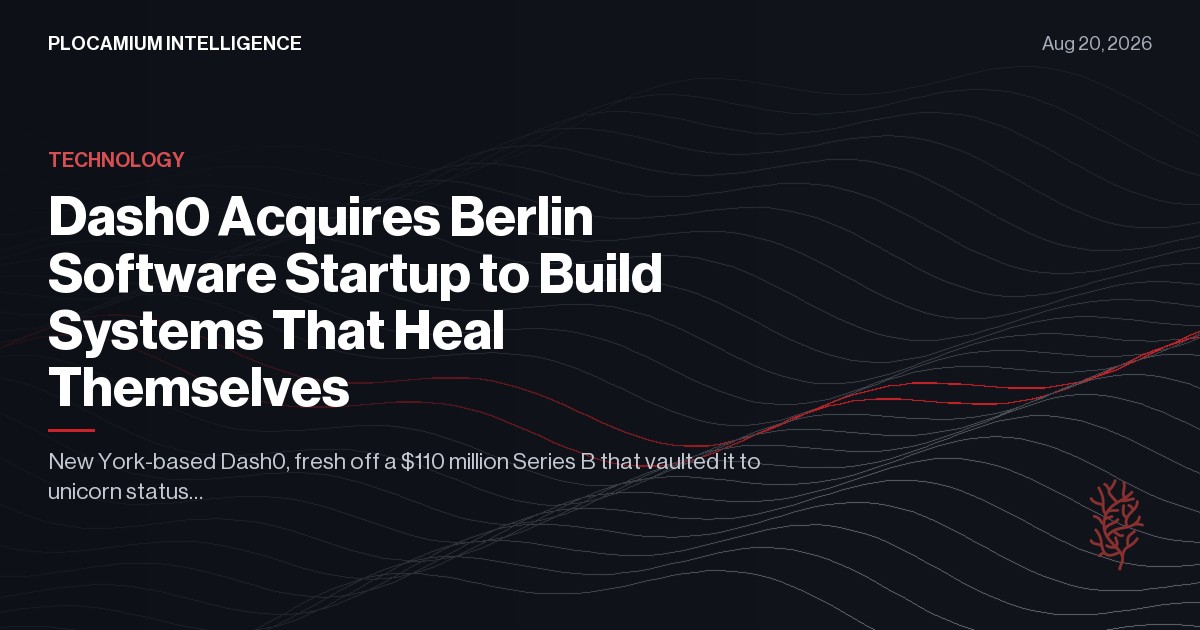 Dash0 Acquires Berlin Software Startup to Build Systems That Heal Themselves