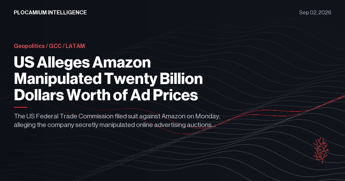 US Alleges Amazon Manipulated Twenty Billion Dollars Worth of Ad Prices
