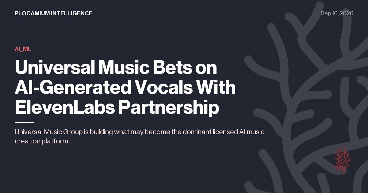Universal Music Bets on AI-Generated Vocals With ElevenLabs Partnership
